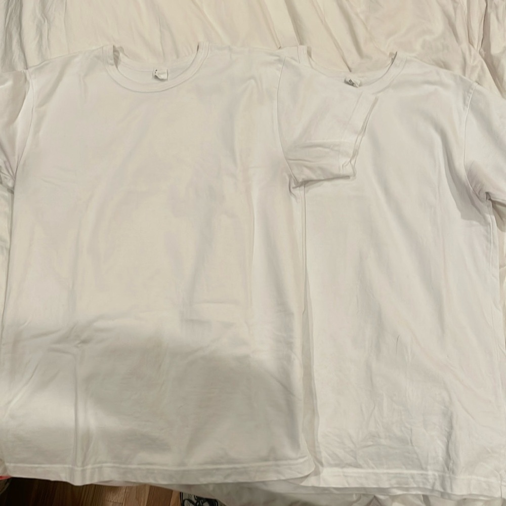 3Sixteen Heavyweight White Tees 2 pack -Large